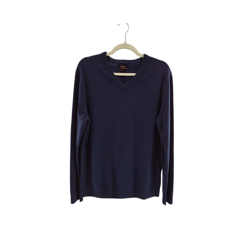 Quince Blue Sleeved Top L